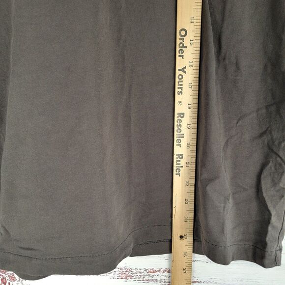 FRAME Logo Tee T Shirt Mens Size M Brown Casual Short Sleeve lmts0393 - Picture 2 of 10